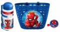 Stamp Zestaw na rower Koszyk + Bidon + Dzwonek Spiderman