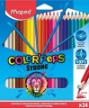 Maped Kredki Colorpeps Strong trójkątne 24 kolory