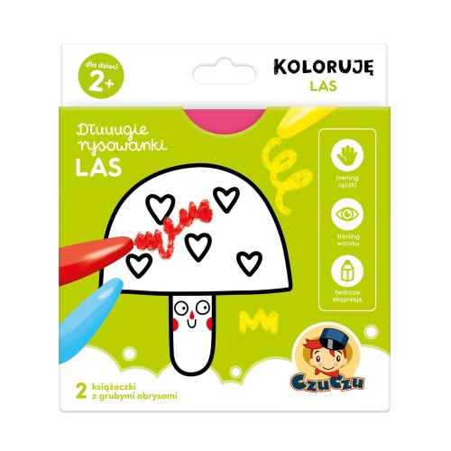 Czuczu Dłuuugie kolorowanki, koloruję las