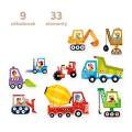 CzuCzu Puzzle progresywne zestaw pojazdy na budowie