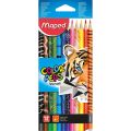 MAPED Kredki Colorpeps Animals 12 kolorów