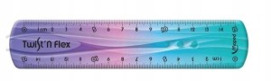 MAPED Linijka Twist'n Flex decor Niełamliwa 15 cm Mix kolorów