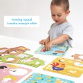 CzuCzu Puzzle z dziurką dla dzieci Wieś