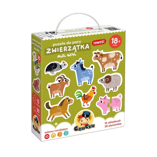 CzuCzu Puzzle do pary Zwierzątka na wsi