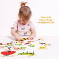 CzuCzu Puzzle Robaczki czworaczki układanki dla dzieci