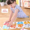 CzuCzu Puzzle z dziurką Pociąg do liczenia układanka dla dzieci