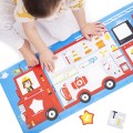 CzuCzu Puzzle z dziurką Wóz strażacki układanka