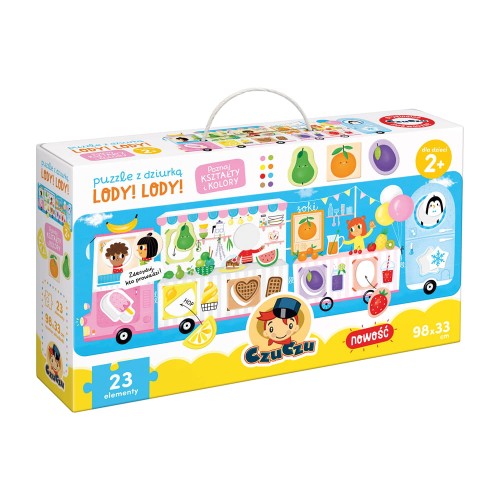 CzuCzu Puzzle z dziurką Lody