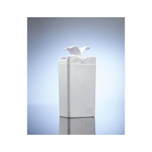 SNACK IN THE BOX Unique Pojemnik na przekąski white 350ml