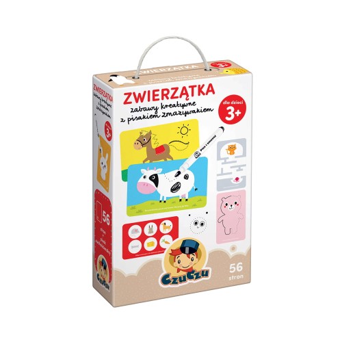 CzuCzu Zwierzęta Zabawy kreatywne z pisakiem zmazywakiem