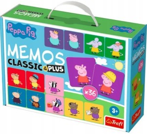 TREFL Memos Classic&Plus Świnka Peppa