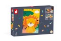 Janod Układanka drewniana mozaika zwierzęta 3+