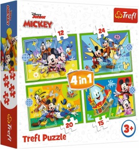 Trefl Puzzle Wśród przyjaciół 4w1