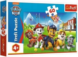Trefl Puzzle 60 elementów Psi Patrol na polanie