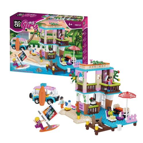 Klocki BLOCKI MyGirls Domek na plaży.jpg