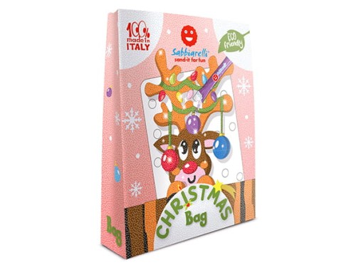 Sabbiarelli - Bag Zestaw do kolorowania piaskiem Christmas
