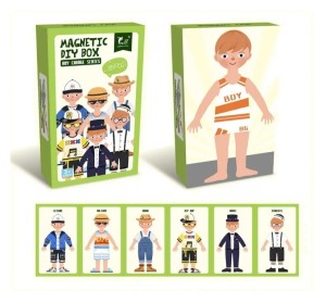 Układanka Magnetyczna - Ubierz Chłopca