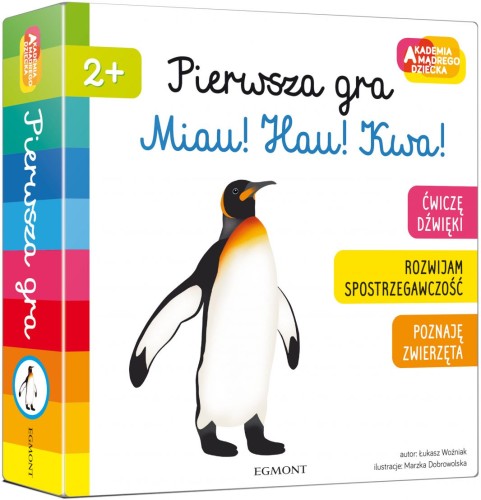 Miau! Hau! Kwa! Pierwsza gra. Akademia Mądrego Dziecka.jpg