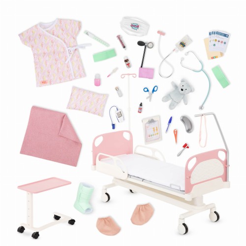 ŁÓŻKO SZPITALNE z akcesoriami medycznymi - OG Get Well BED.jpg