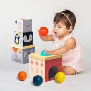 Taf Toys Wieża z piłeczkami   North Pole Zabawka dla niemowląt 