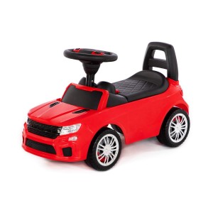 WADER Jeździk "SuperCar" nr 6 z dźwiękiem Czerwony
