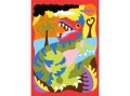 Sabbiarelli - Kolorowanki do Malowania Magicznym Piaskiem - Dinozaury