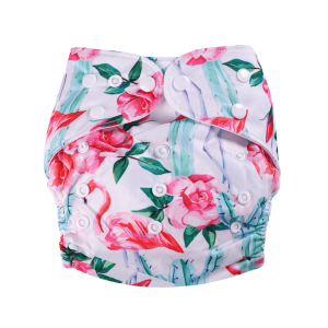 Simed Pieluszka Wielorazowa z Kieszonką + wkład mikrofibra - RÓŻE  