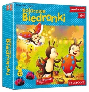 Kolorowe biedronki - gra planszowa EGMONT