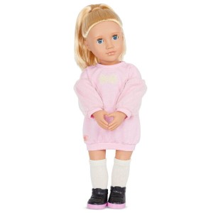 Our Generation Lalka REID-blondynka w dresowej sukience 