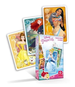 Cartamundi: Karty - Czarny Piotruś/Memo: Księżniczki Disneya