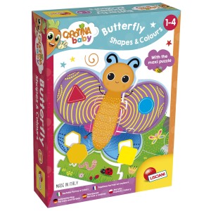 Carotina Baby Puzzle 29 el. Motylki, kształty i kolory