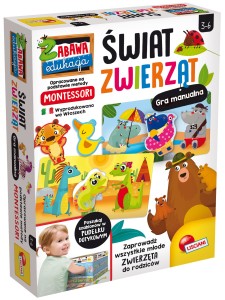 LISCIANI Montessori Świat zwierząt - gra edukacyjna