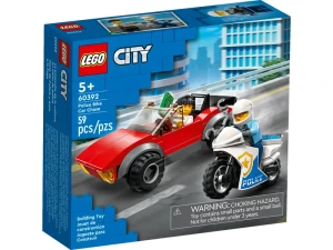 Lego CITY 60392 Motocykl policyjny – pościg za samochodem