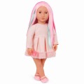 Our Generation Lalka ROSA 46cm – RÓŻOWE proste WŁOSY z pasemkami