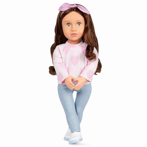 Our Generation Lalka CAMILA 46cm – z aparatem ortodontycznym