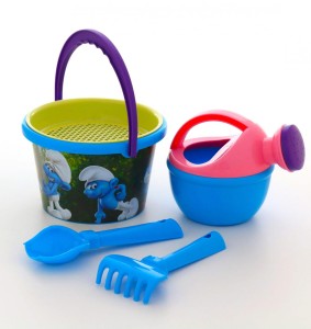 WADER Zestaw do Piasku SMERFY 5 elementów 65049