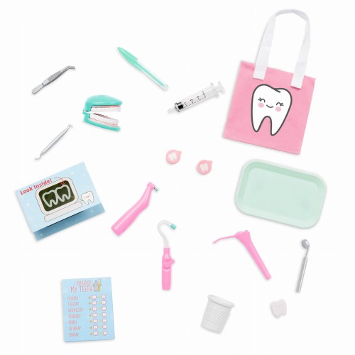 Our Generation Zestaw akcesoriów – Absotoothly Awesome – WIZYTA U DENTYSTY