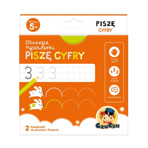 CzuCzu Dłuuugie rysowanki Piszę cyfry