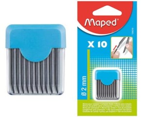 Maped Wkłady do cyrkla grafity 2 mm 10 szt. 