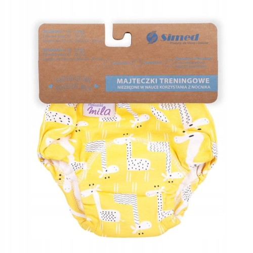 Majteczki treningowe PREMIUM - ŻÓŁTE ŻYRAFKI 1.jpg