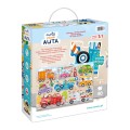 CzuCzu Moto Puzzle Auta 3+