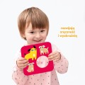 CzuCzu Puzzle kontrastowe z dziurką Tu pasuje