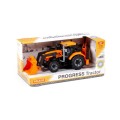 Traktor "Progress" z ładowarką i koparką w pudełku - Wader Polesie