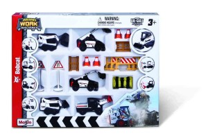 Maisto Zestaw Resoraków BOBCAT 5 szt + akcesoria Budowa