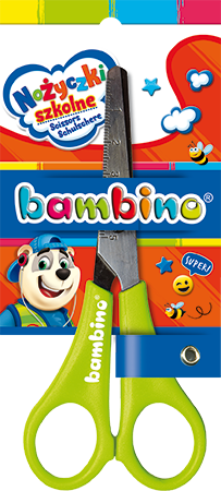 Nożyczki szkolne z podziałką BAMBINO 3.png