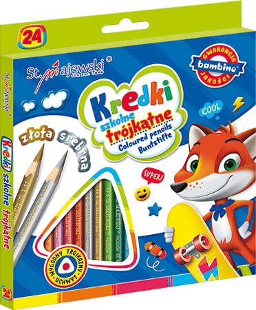 Kredki szkolne trójkątne 24 kolory 4.png