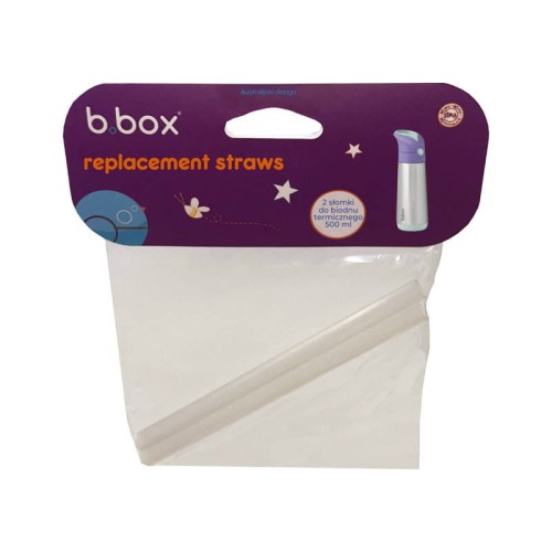 b.box Zestaw słomek do butelki termicznej 500 ml,