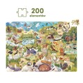 CzuCzu Dzikie puzzle Parki narodowe 6+ 200 elementów