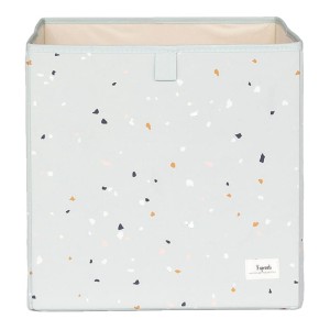 3 Sprouts Pudełko Na Zabawki Recycled Terrazzo Green