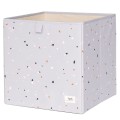 3 Sprouts Pudełko Na Zabawki Recycled Terrazzo szary